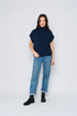 Shawna-Sleeveless Funnel Neck